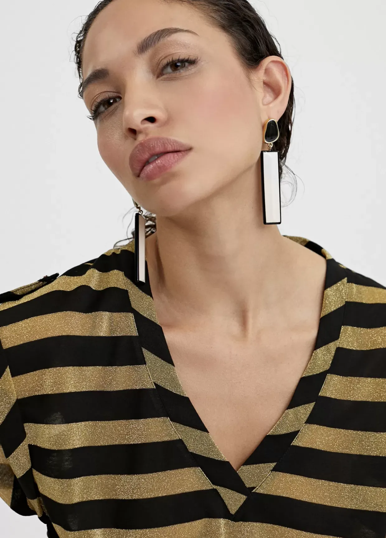 Camisetea rayas lurex