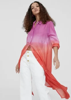 Camisola larga tie dye