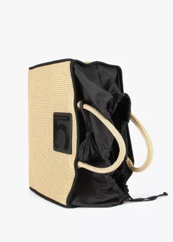 Capazo con ribetes a contraste