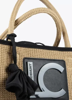 Capazo con ribetes a contraste