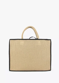 Capazo con ribetes a contraste