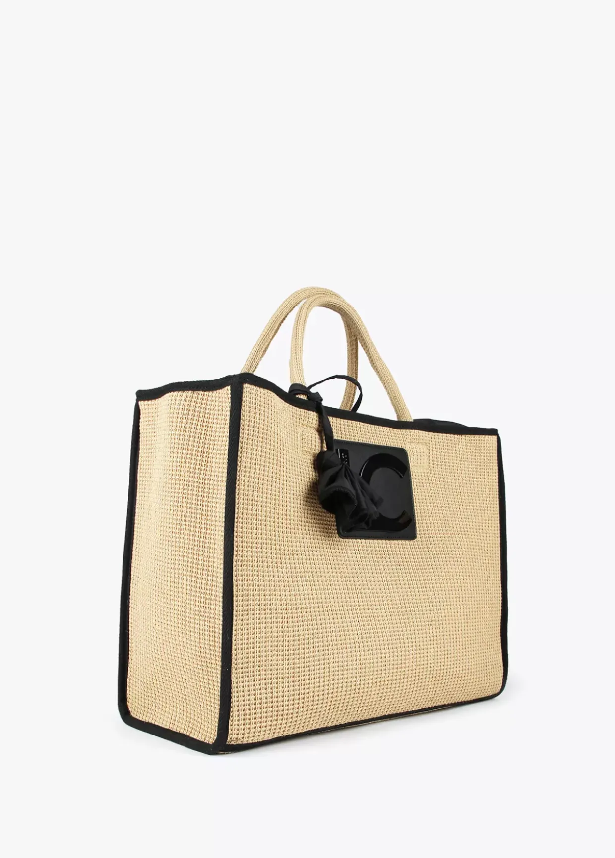 Capazo con ribetes a contraste