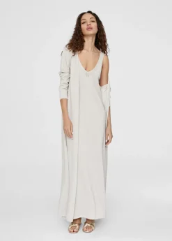 Cardigan largo de punto