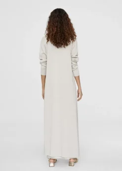 Cardigan largo de punto