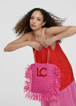 Cesto con logo a contraste