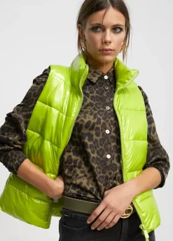 Chaleco corto acolchado