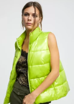 Chaleco corto acolchado