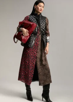 Chaleco detalles animal print