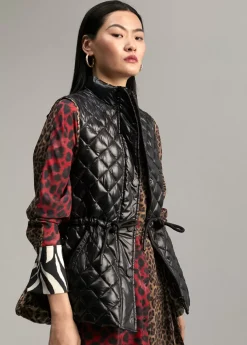 Chaleco detalles animal print