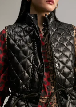 Chaleco detalles animal print