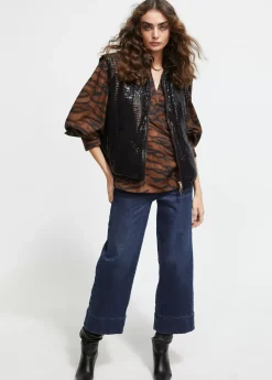 Chaleco efecto lentejuela