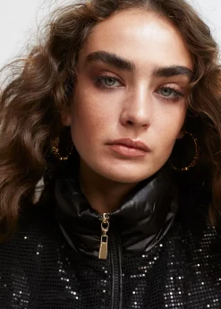 Chaleco efecto lentejuela