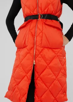 Chaleco largo acolchado