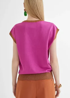 Chaleco punto multicolor