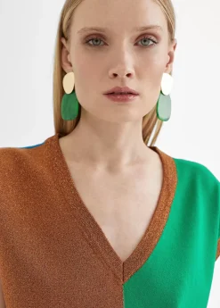 Chaleco punto multicolor