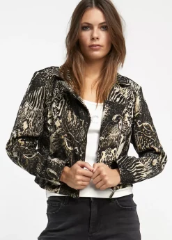 Chaqueta Jacquard animal