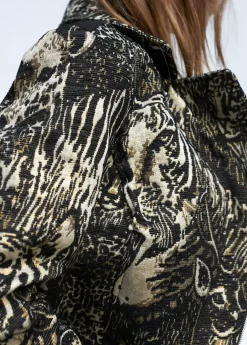 Chaqueta Jacquard animal