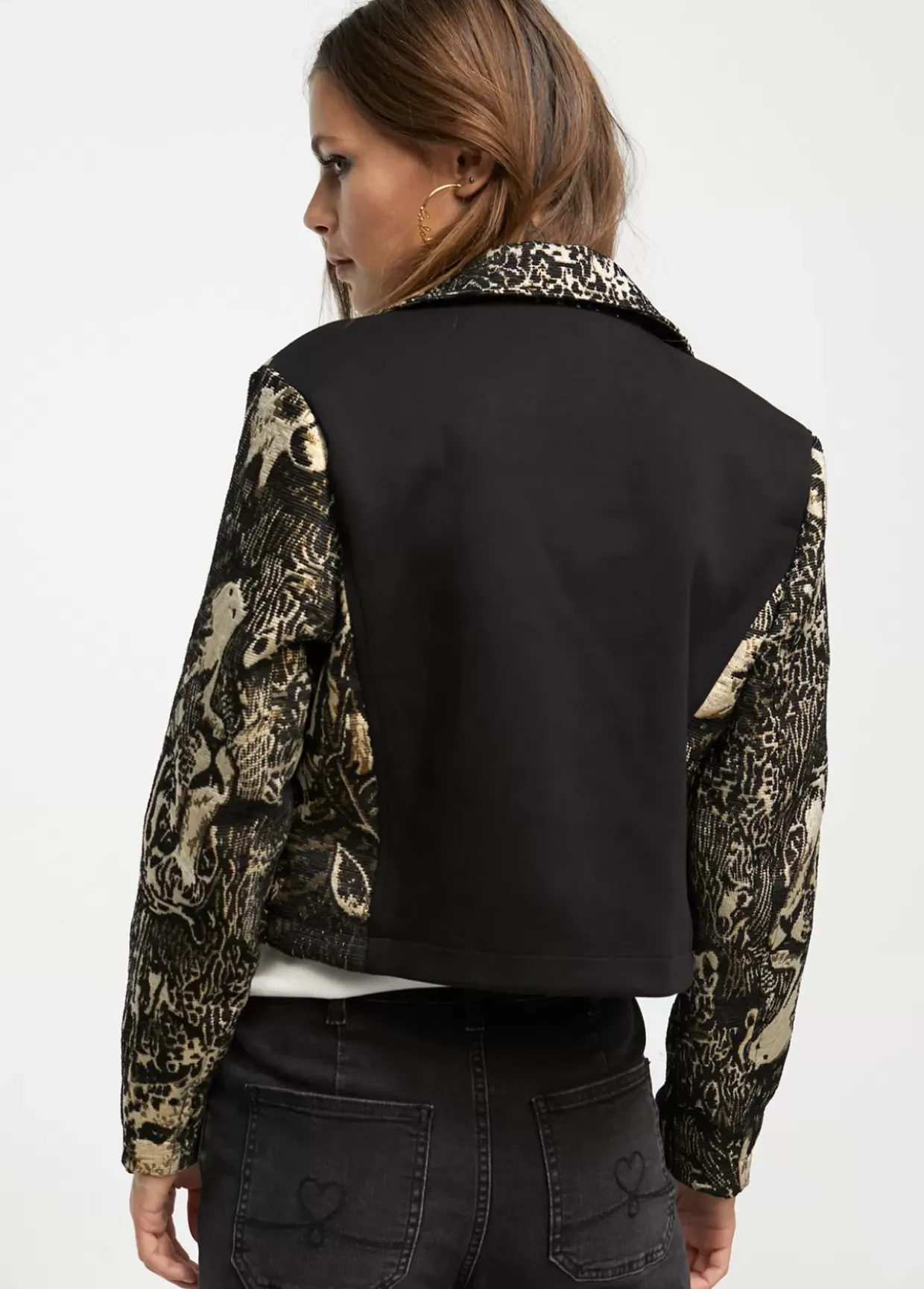Chaqueta Jacquard animal