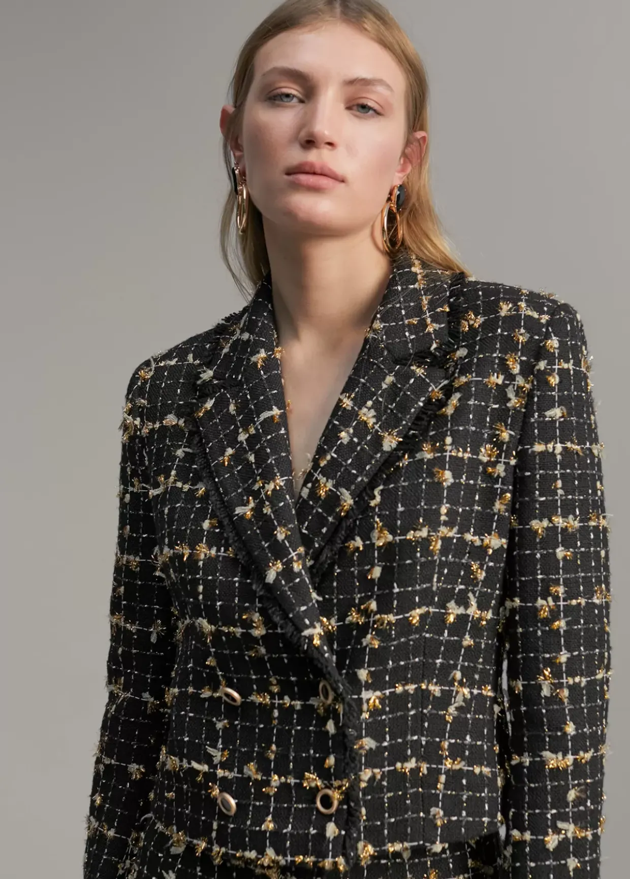 Chaqueta perfecto cuadros