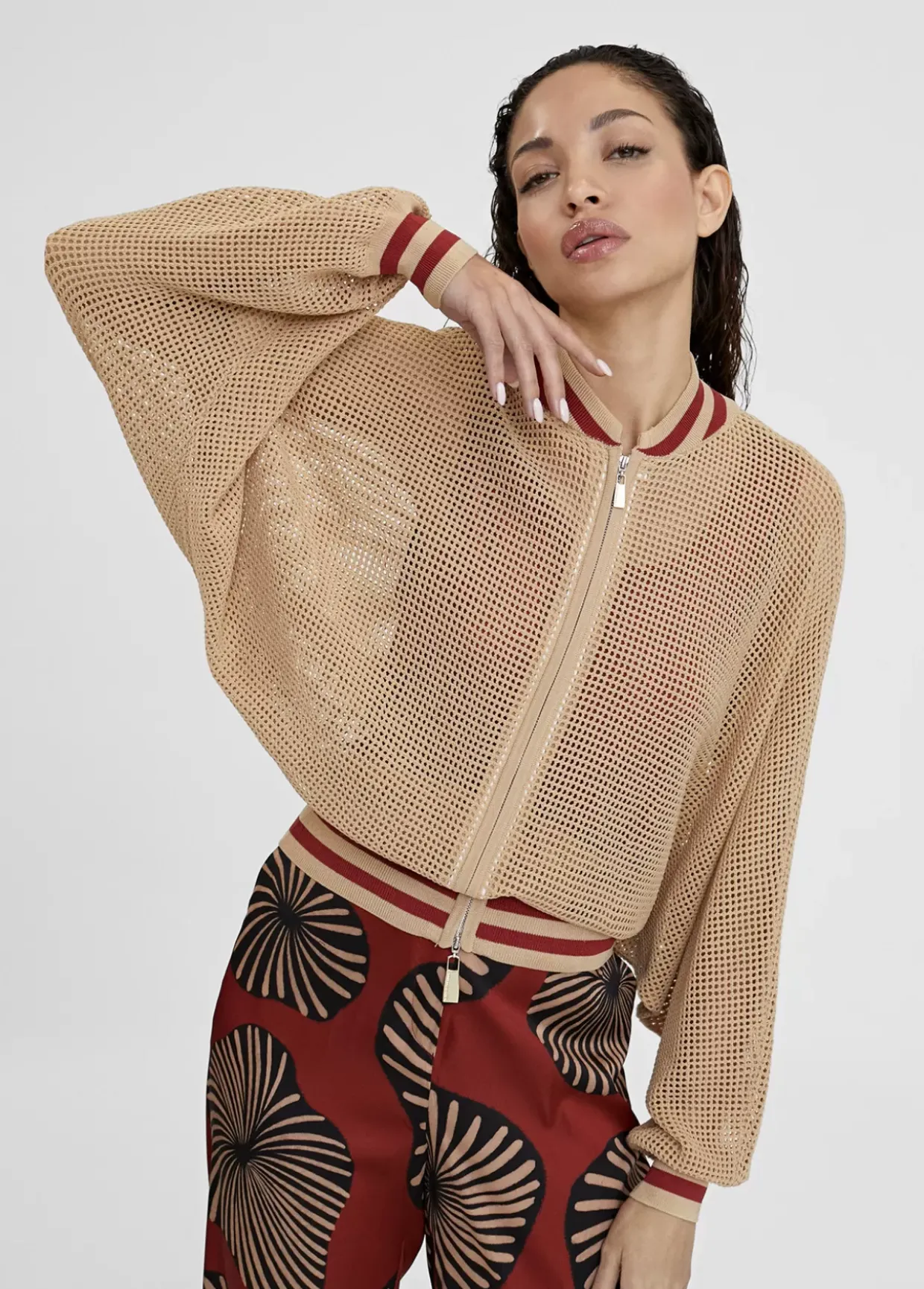 Chaqueta punto oversize