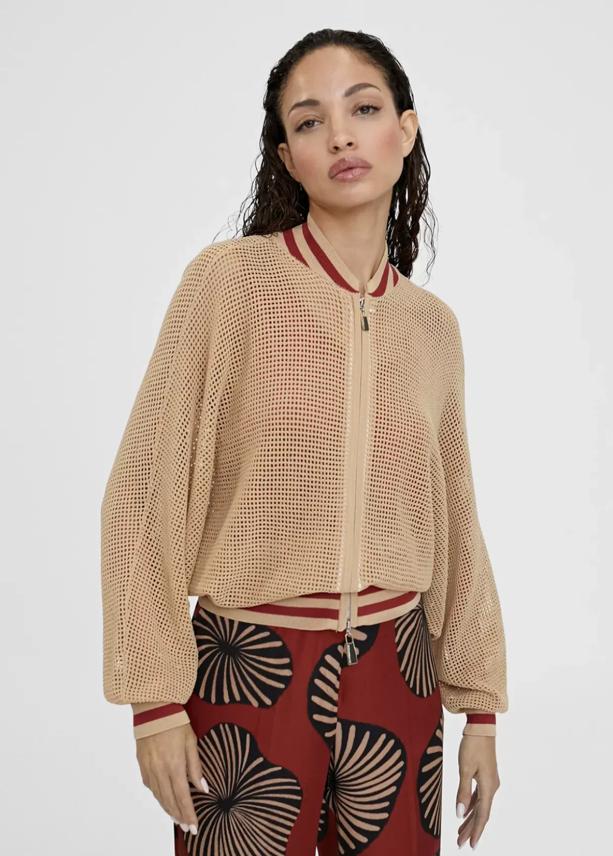 Chaqueta punto oversize