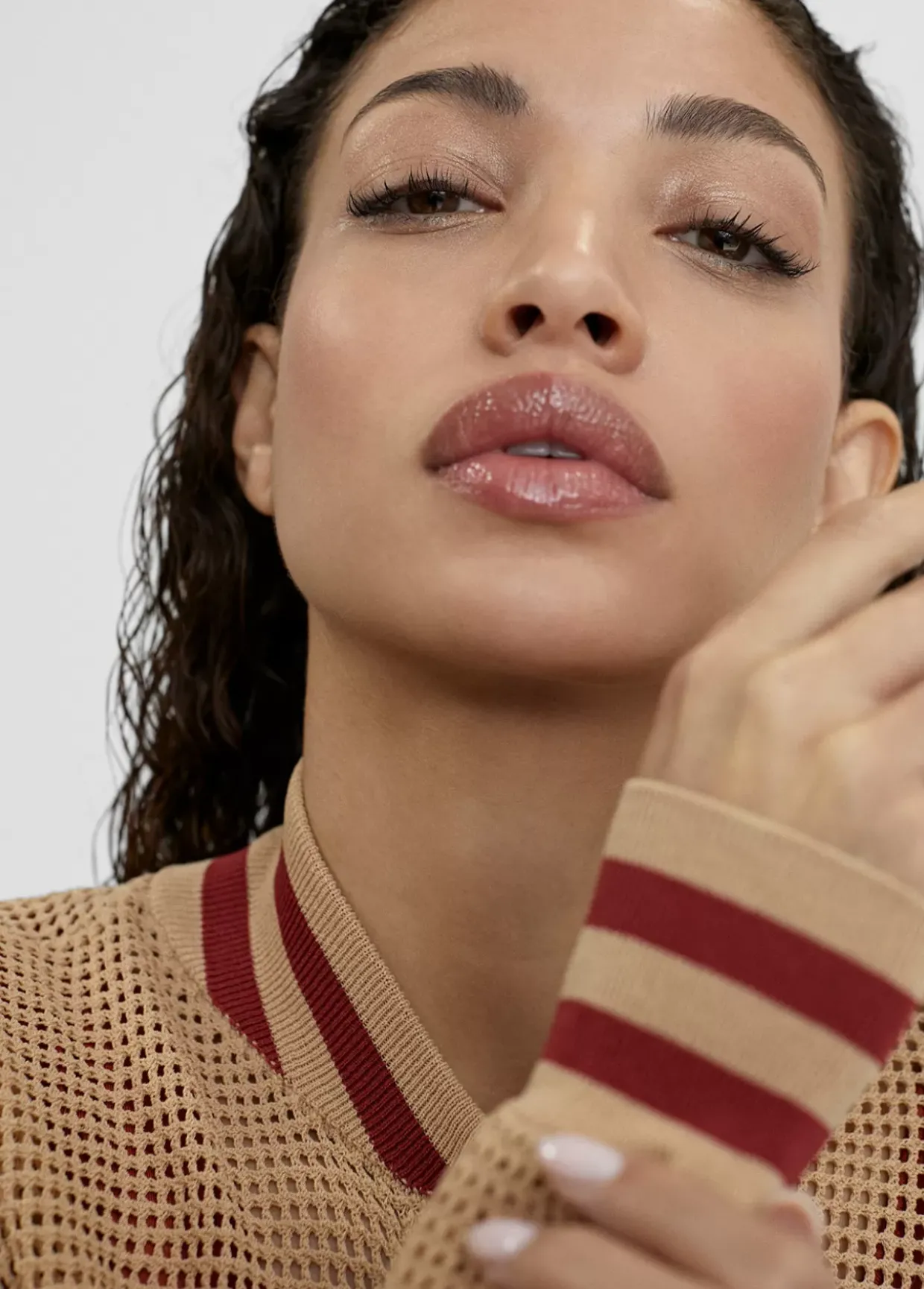 Chaqueta punto oversize