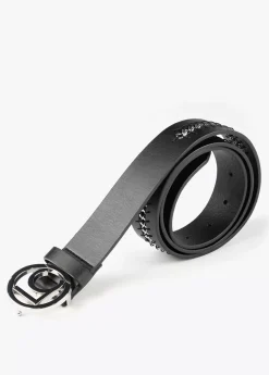 Cinturón cadena dorada