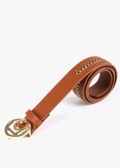 Cinturón cadena dorada