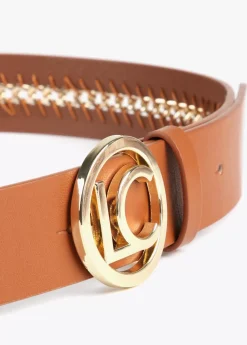 Cinturón cadena dorada