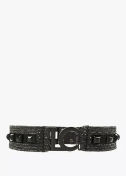 Cinturón efecto ráfia