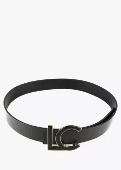 Cinturón hebilla forrada efecto piel