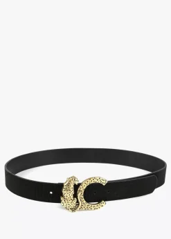 Cinturón reversible animal print