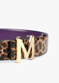 Cinturón reversible hebilla dorada