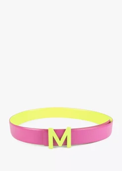 Cinturón reversible hebilla fluor