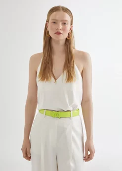 Cinturón reversible hebilla fluor