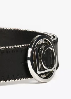 Cinturón ribete dorado