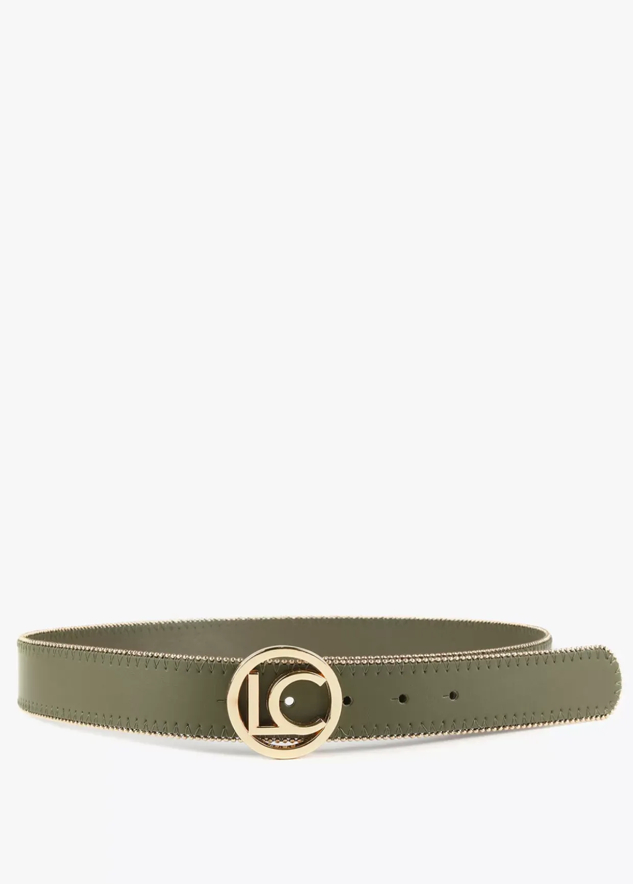 Cinturón ribete dorado