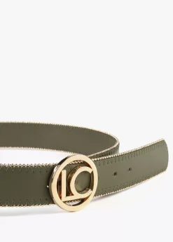 Cinturón ribete dorado