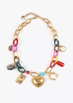 Collar colores y charms