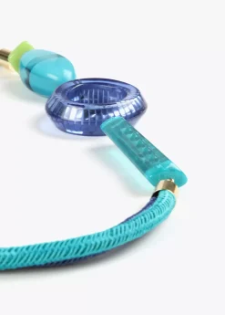 Collar cordóny abalorios