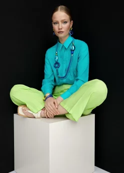 Collar cordóny abalorios