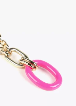 Collar doble cadena y colgante