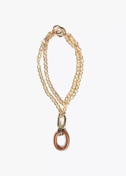 Collar doble cadena y colgante