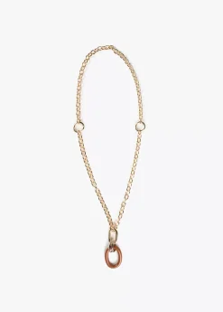 Collar doble cadena y colgante