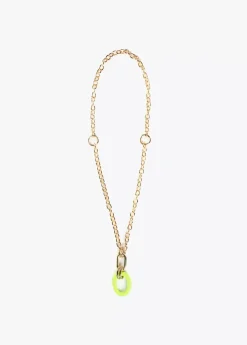 Collar doble cadena y colgante