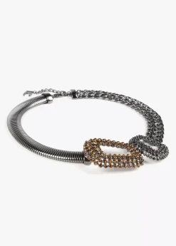 Collar gargantilla doble pieza