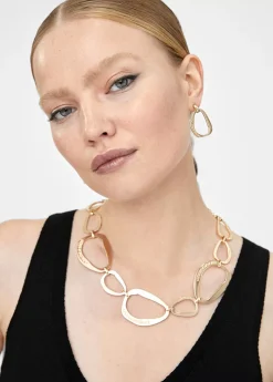 Collar gargantilla dorada