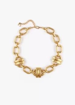 Collar gargantilla dorado