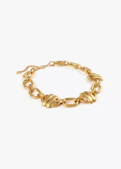 Collar gargantilla dorado