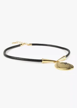 Collar gargantilla medalla